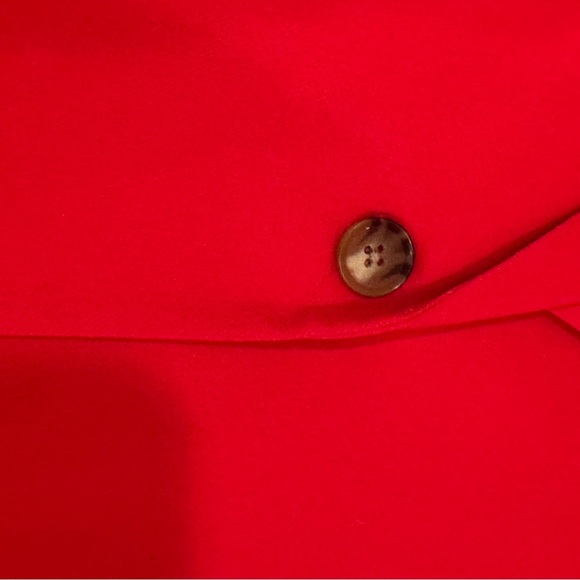 Women’s Classic Red Blazer NWT Sz 10 Career Holidays Timeless Christmas Festive - Picture 8 of 11